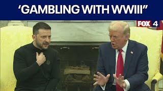 Trump, Zelensky meeting turns to shouting match