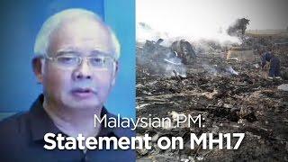 Malaysian PM Najib Razak on MH17