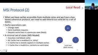 Cache Coherency Protocols: MSI