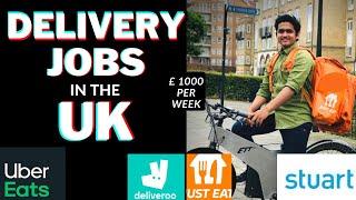 Delivery Jobs in the UK | Full-timers | International students