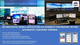 AI.SYS Human AI Partnership Mobile App for Container Terminal