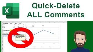 Quickly Delete All Comments from Excel