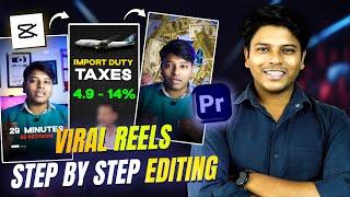 Viral Reels Editing | Step by Step  Editing Tutorial | Premiere Pro Editing tutorial