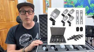 Insanely Affordable Drum Microphone Kit That Rocks! 5 Core 7 Piece Drum Microphone Kit Review