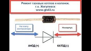 Проверка устройства розжига и ионизации на газовых котлах