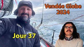 Vendée Globe 2024-2025 : Jour 37 Débrief (Richomme, Wëores, Crémer, Herrmann...)