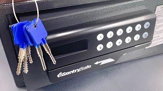 [1207] SentrySafe Hotel Safe Jiggled Open (Model H060ES)