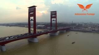 Aerial Movie - Jembatan Ampera Palembang 001