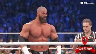 Intergender Match - Triple H vs Holly Luyah : WWE 2K22