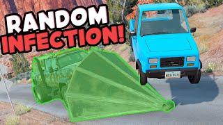 BeamNG INFECTION But All Our Cars Are Completely RANDOM!