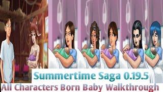 summertime saga v0.19.5 all Characters Born Baby Walkthrough #10 all ladies pregnant quest