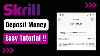 Skrill - How to Deposit Money !