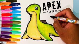 COMO DIBUJAR A NESSIE DE APEX LEGENDS | How To Draw to Nessy from Apex