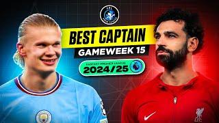 These Unseen Stats Will Make You Rethink Your Captain | GW15 BEST CAPTAIN | FPL 2024/25