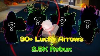 [YBA] Using 30+ Lucky Arrows and Spending 2.5k Robux in Your Bizarre Adventure