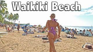 Walking Tour WAIKIKI BEACH  HAWAII PEOPLE  #hawaii #waikiki