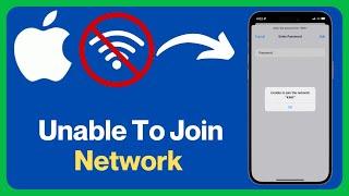 How to Fix “Unable to Join Wi-Fi Network” on iPhone or iPad | Quick Solution 2025