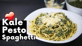 Kale Pesto Spaghetti | Superfood Kale Pasta