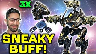 Sneaky Buffed LOKI w/ Maximum SPEED Using 3 Nitro Units & Showdown Drone War Robots WR