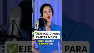 Ejercicios de vocalización para cantar mejor. Calentamiento vocal #tipsdecanto  #clasesdecanto