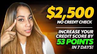 $2,500 Primary Tradeline With No Credit Check & Instant Approval! Bad Credit OK!