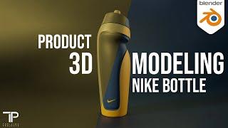 Product 3D Modeling Nike Bottle #1