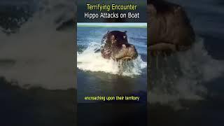 Terrifying Encounter: Hippo Attacks on Boat