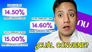 Cajitas Congeladas NU Pagan hasta 15% | Cómo va a Funcionar el Interés Compuesto y Cuánto se gana