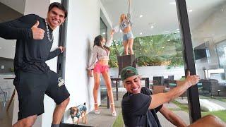 WE LOCKED OUR GIRLFRIENDS OUT! *PRANK*