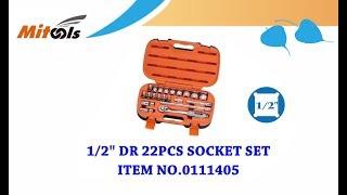 Mitools - 1/2"DR 22CPCS SOCKET SET