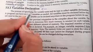 Variable Declaration , Define variable declaration, Examples Syntax of variable declaration