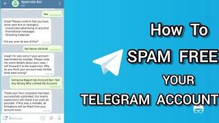 How To Spam Free your Telegram Account ||