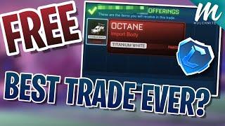 BEST TRADE IN ROCKET LEAGUE HISTORY #shorts