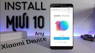 Install MiUi 10 In Your Device | Update Beta MiUi 10 | MiUi 10 Launch