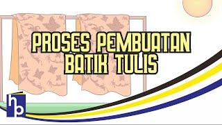 Proses Pembuatan Batik Tulis