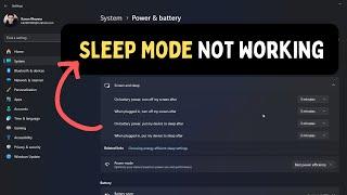 How to Fix Sleep Mode Not Working in Windows 11