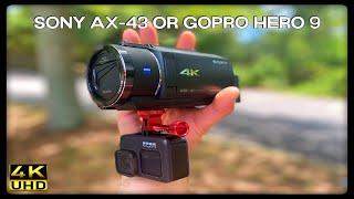 Sony ax43 vs GoPro Hero 9.  What is better for you?