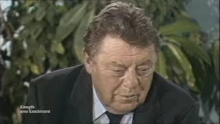 Bundestagswahl 1987: Franz Josef Strauß zum Wahlausgang