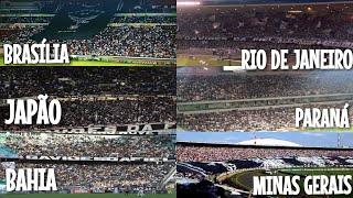 REGISTROS! Torcida do Corinthians lotando estádios no Brasil e no mundo