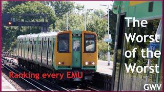 Ranking every Electric Multiple Unit in Britain, Part 1: The Bottom 15