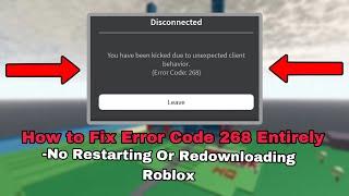 How To  Fix Error Code 268 In Roblox (PC & Mobile)