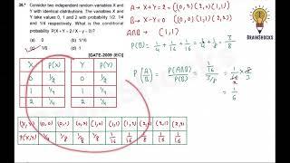 GATE Engg. Maths Previous Year Questions | Probability | Part 8 | Rajat AIR 5 GATE