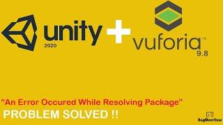 Add Vuforia 9.8 Engine in UNITY 2020