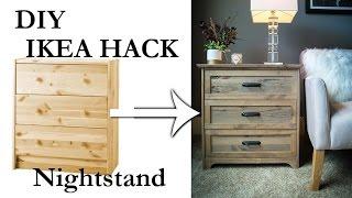 DIY IKEA Rast Nightstand Hack