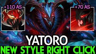 YATORO [Shadow Fiend] Monster Right Click with New Style Build Dota 2