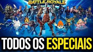 Todos os Especiais de  PlayStation All-Stars Battle Royale