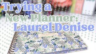Unboxing and Review of a NEW Planner - the Laurel Denise Horizontal Weekly Planner!