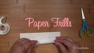 How to Make Paper Frills for a Crown Roast