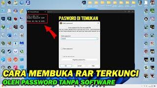 Cara Membuka Rar Terkunci oleh Password tanpa Software