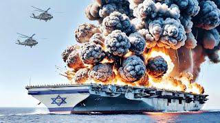 1 hour ago! 100 Iranian AH-1J Helicopters Destroy Israeli Weapons Carrier